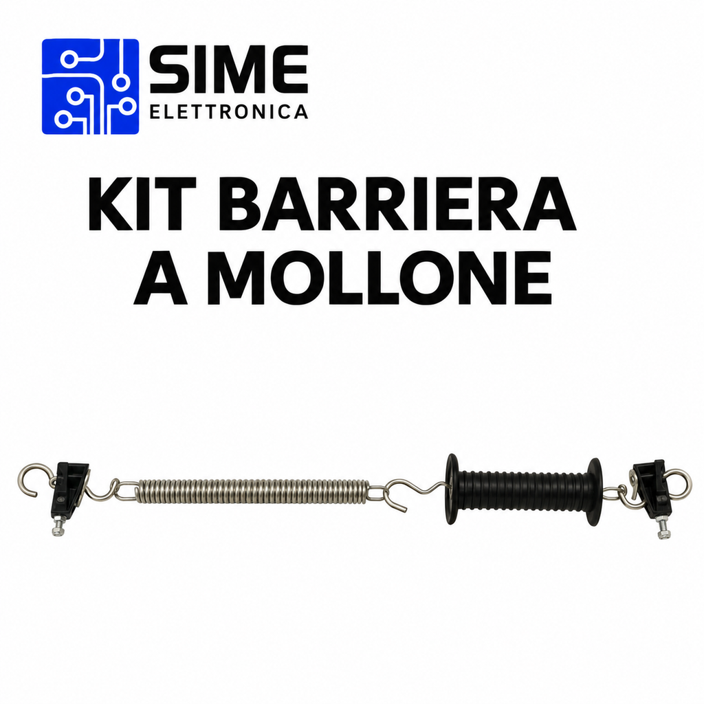 Kit barriera a mollone per recinto elettrico con molla e impugnatura